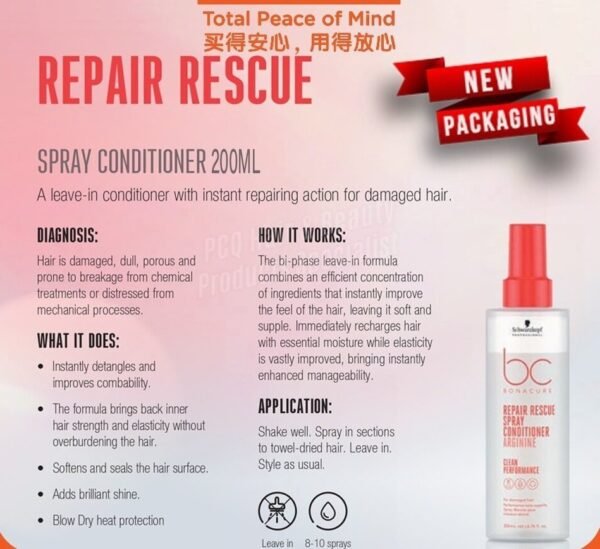 Schwarzkopf BC Bonacure Spray Conditioner 200ML